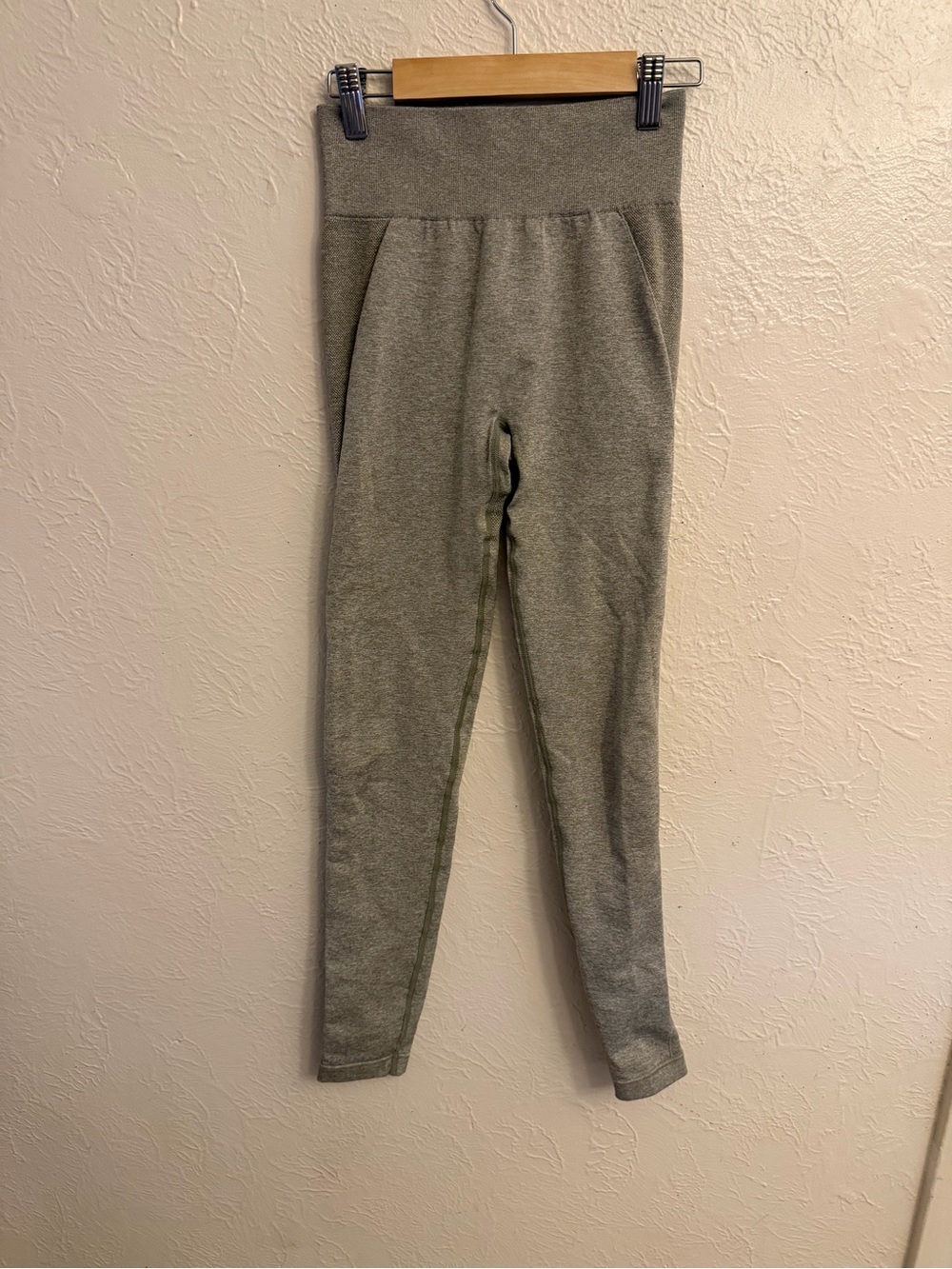 Gymshark Women's Grey High-Waist Leggings